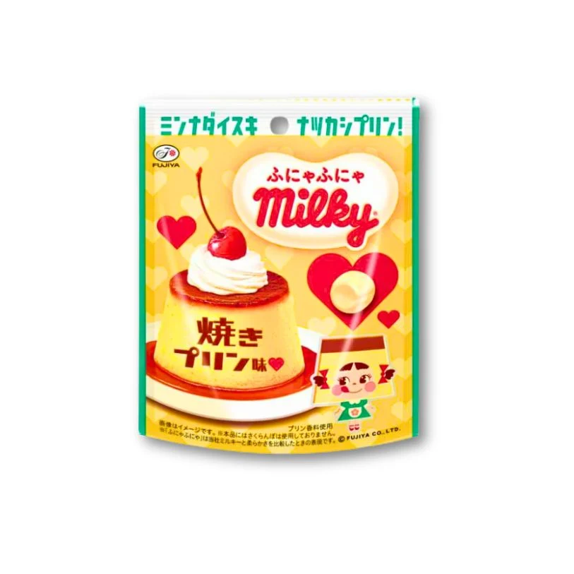 Fujiya Peko-Chan Mjölkig bakad puddinggodis