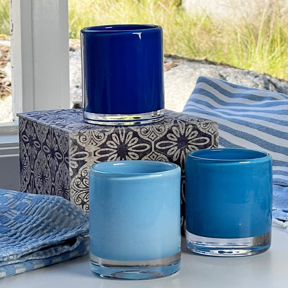 HURRICANE LAMP CANDY SMALL, Sky