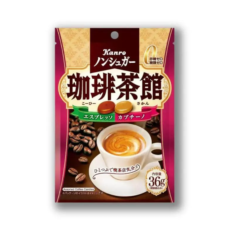 Kanro Sockerfri Kaffetehusgodis