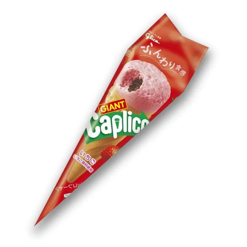 Glico Giant Caplico - Jordgubb