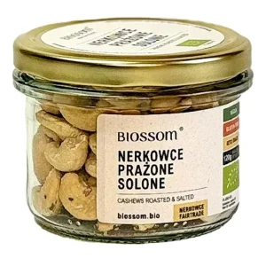 FAIR TRADE FAIR TRADE rostade och saltade glutenfria cashewnötter EKO 120 g - BIOSSOM
