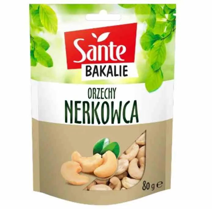 Sante Bakalia Cashewnötter 80g