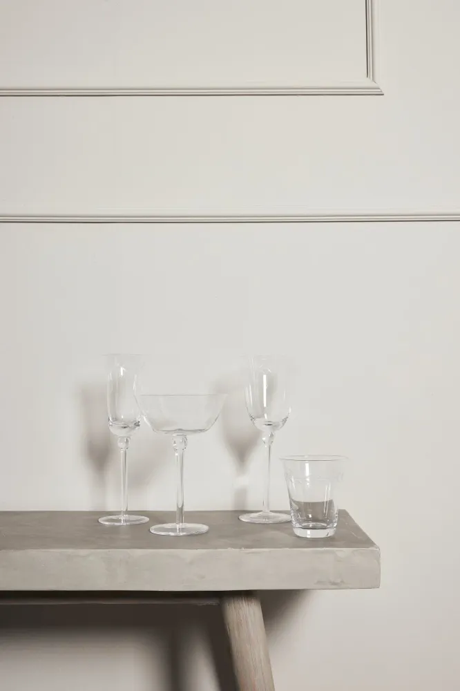 Dauphine champagneglas 18 cl. transparent
