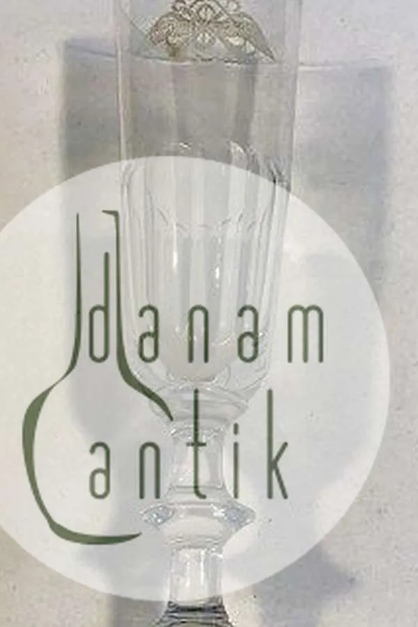 Holmegaard Christian VIII Champagne Fløjte med DSB logo