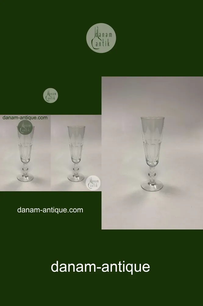 Holmegaard Christian VIII Champagnefløjte - 16 cm