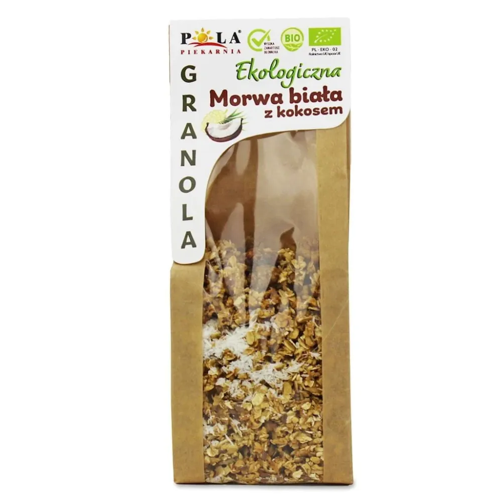 MOLWA WHITE - KOKOS UTAN TILLSATT SOCKER EKO 200 g - POLA BAKERY