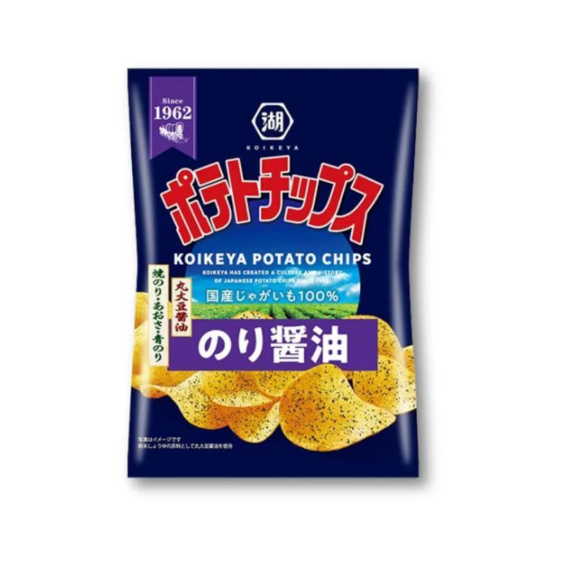 Koikeya Potatischips - Nori Sojasås