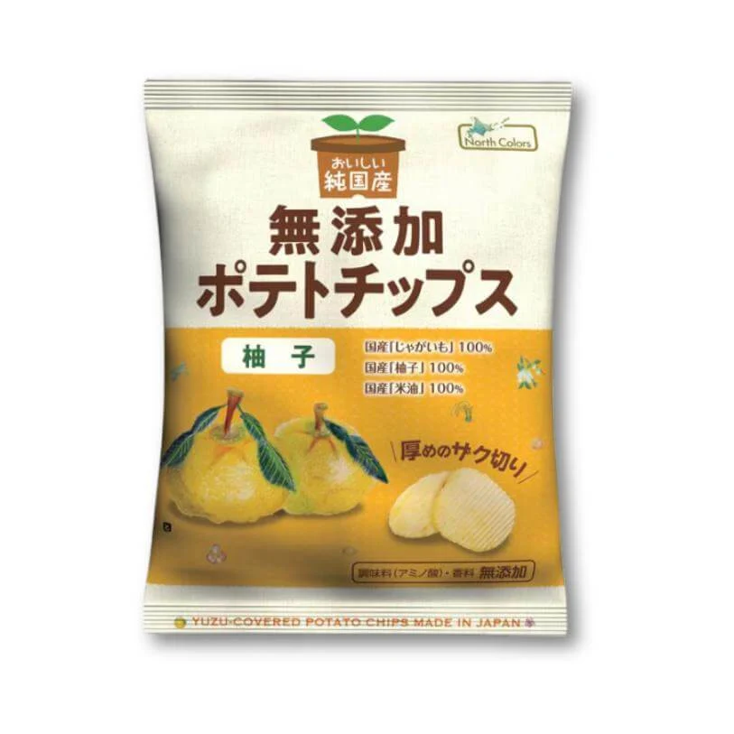 North Colors Tillsatsfria potatischips - Yuzu