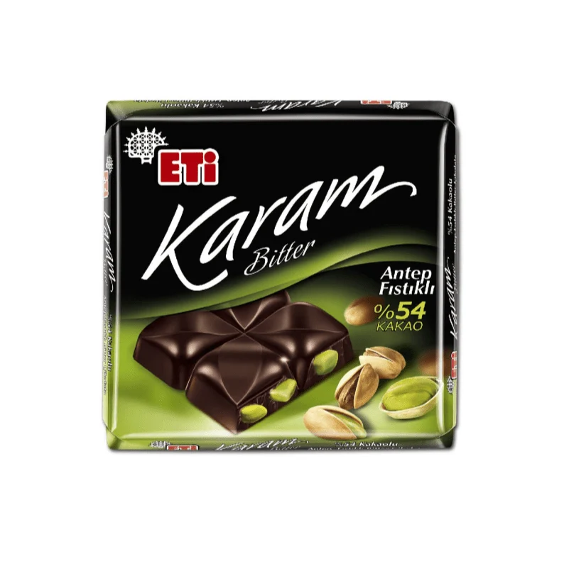 Eti bitter choklad med pistasch 2.12oz