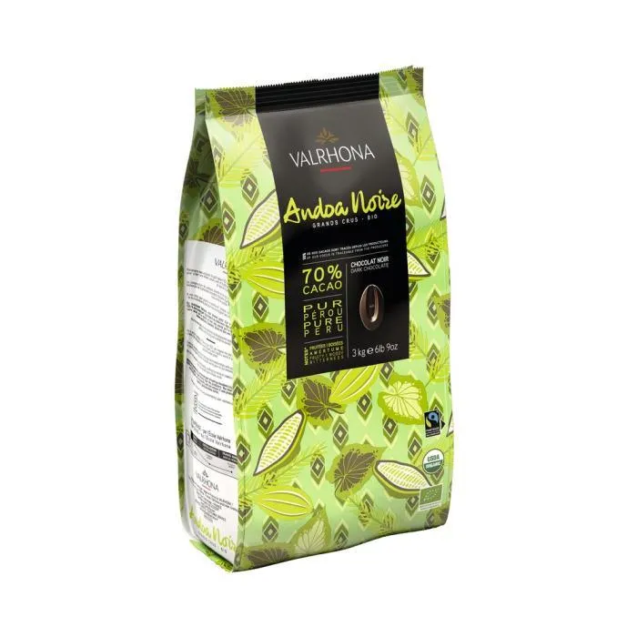 Fèves Bio Andoa Noir 70 % - 3 kg