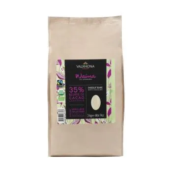 Fèves Blanches Waina 35 % Ekologisk - 3 kg