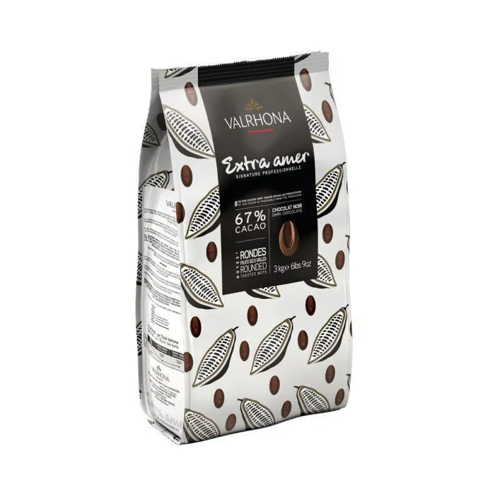 Fèves Extra Bitter 67 % - 3 kg