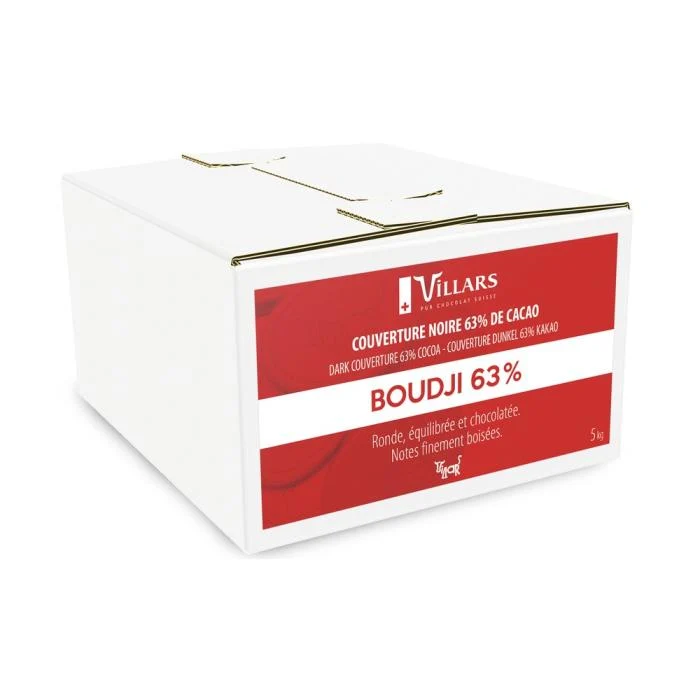 Pistoles Chocolat Noir Boudji 63 % – 5 kg