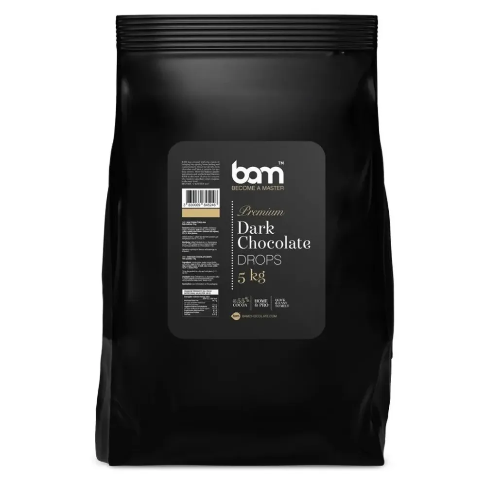 Pistoles Mörk Choklad 56 % - 5 kg