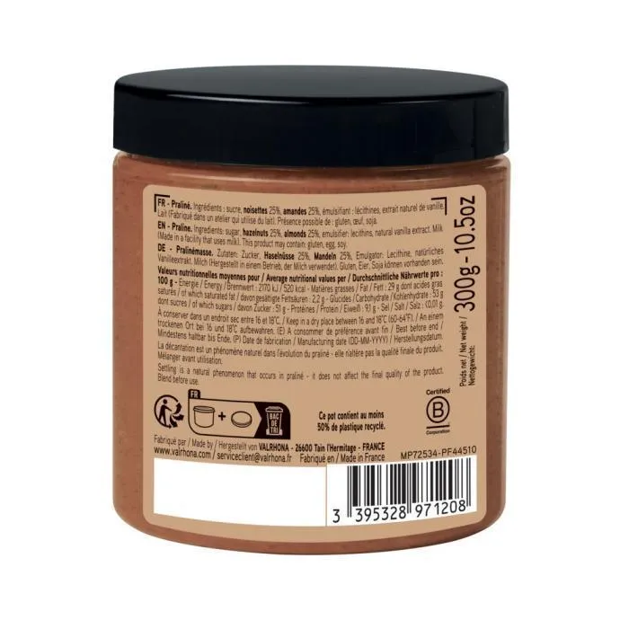 Praliné Mandel Hasselnöt 50 % - Krispig