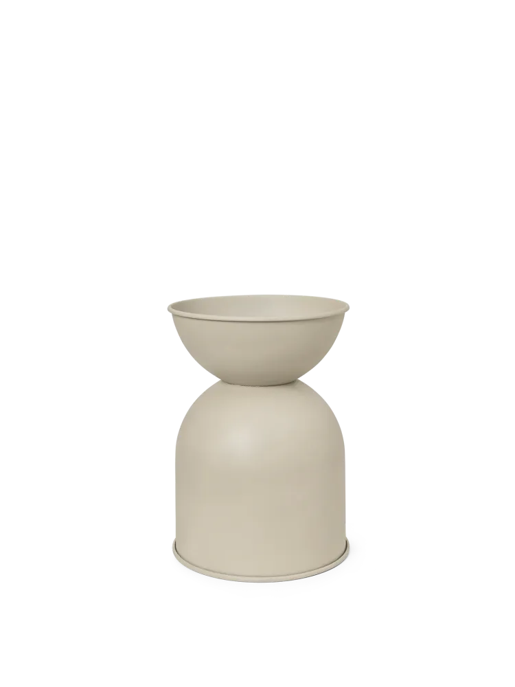 Hourglass Pot - Liten - Cashmere