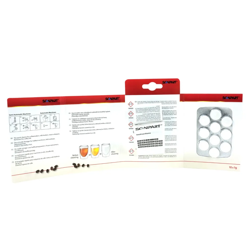 Rengöringstabletter för kaffemaskiner, 10 st, universal, Scanpart