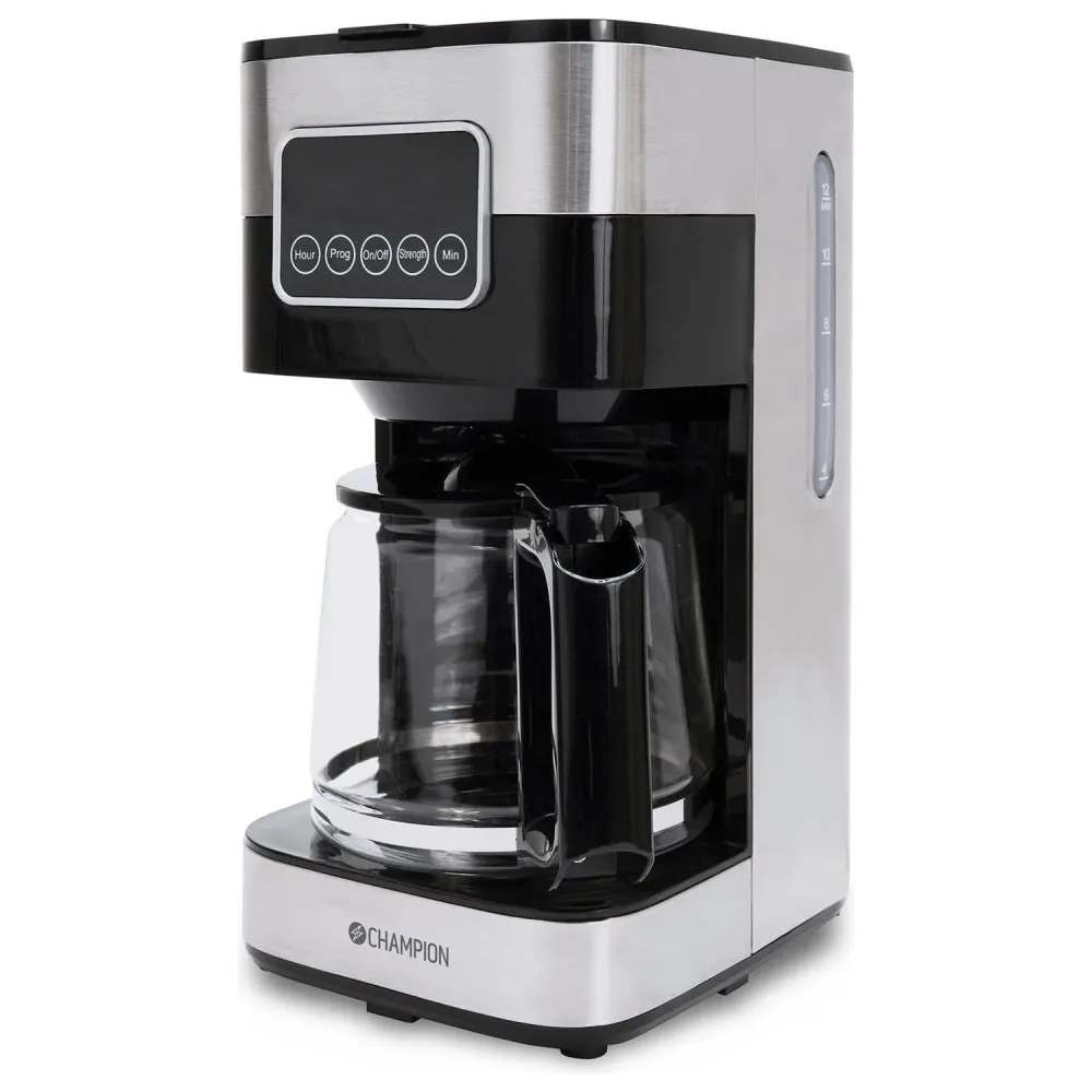 Champion Kaffebryggare Computerized 12-koppar 1,5 L KB400 Rostfri