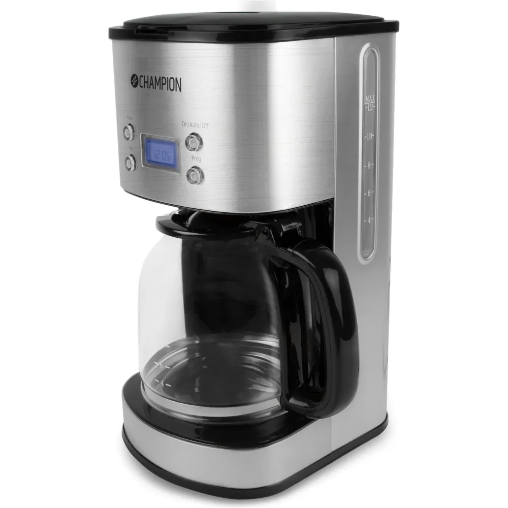 Champion Kaffebryggare Numeric 12-koppar/1,5L Rostfri