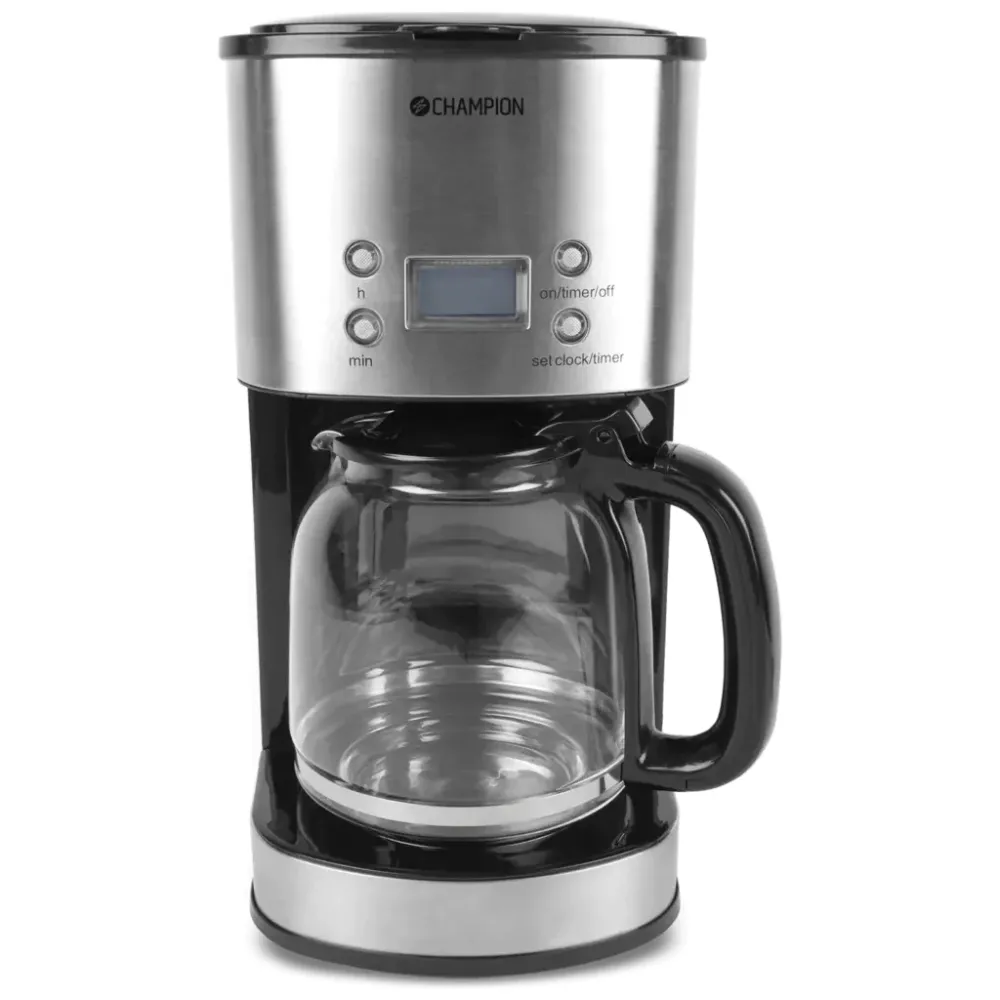 Champion Kaffebryggare Numeric 12-koppar/1,5L Rostfri