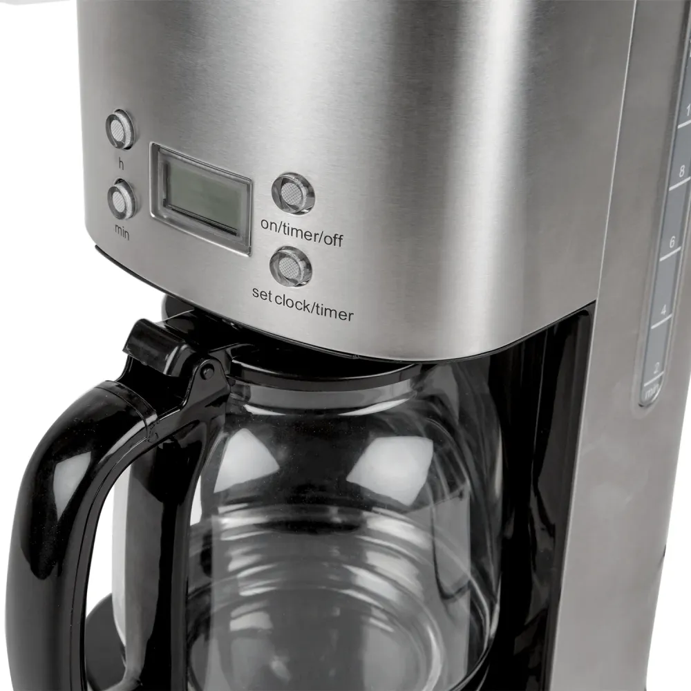 Champion Kaffebryggare Numeric 12-koppar/1,5L Rostfri