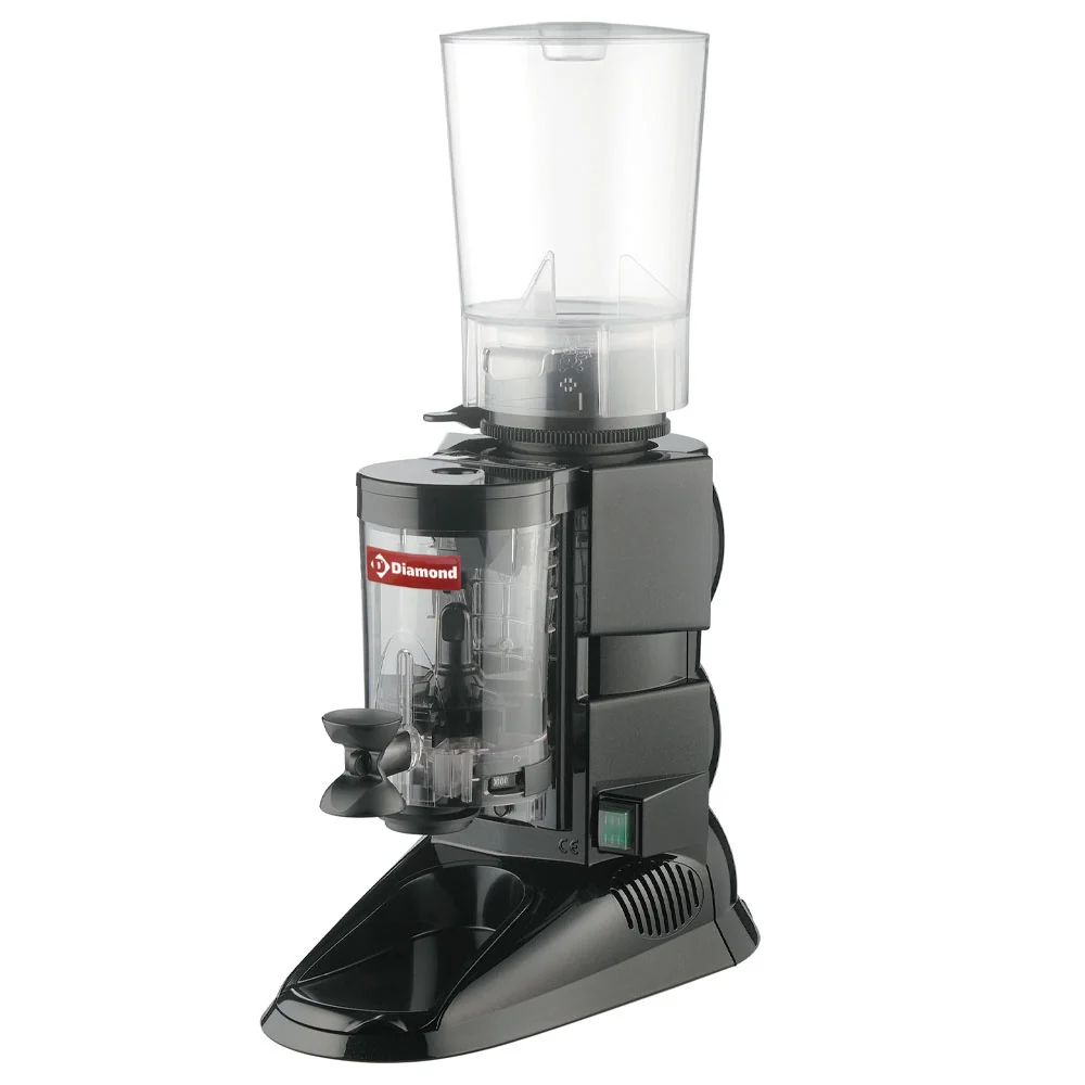 Premium Stainless Steel Automatisk kaffekvarn med portionsenhet