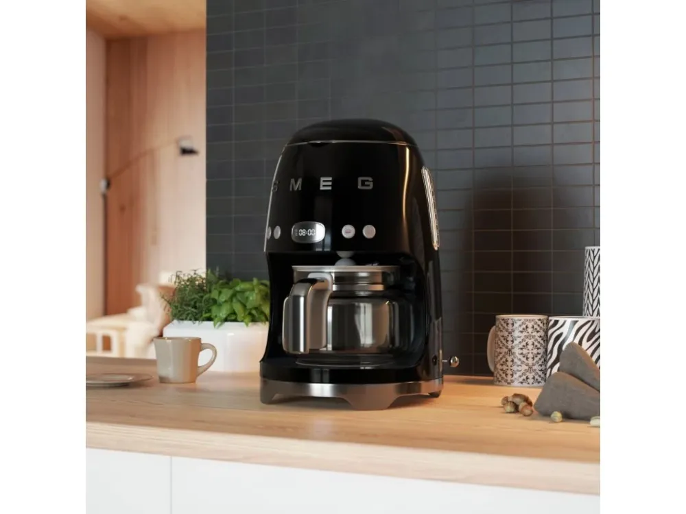 Smeg Kaffebryggare DCF02BLEU onyx