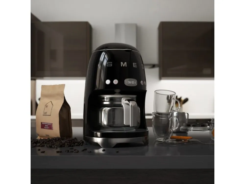 Smeg Kaffebryggare DCF02BLEU onyx