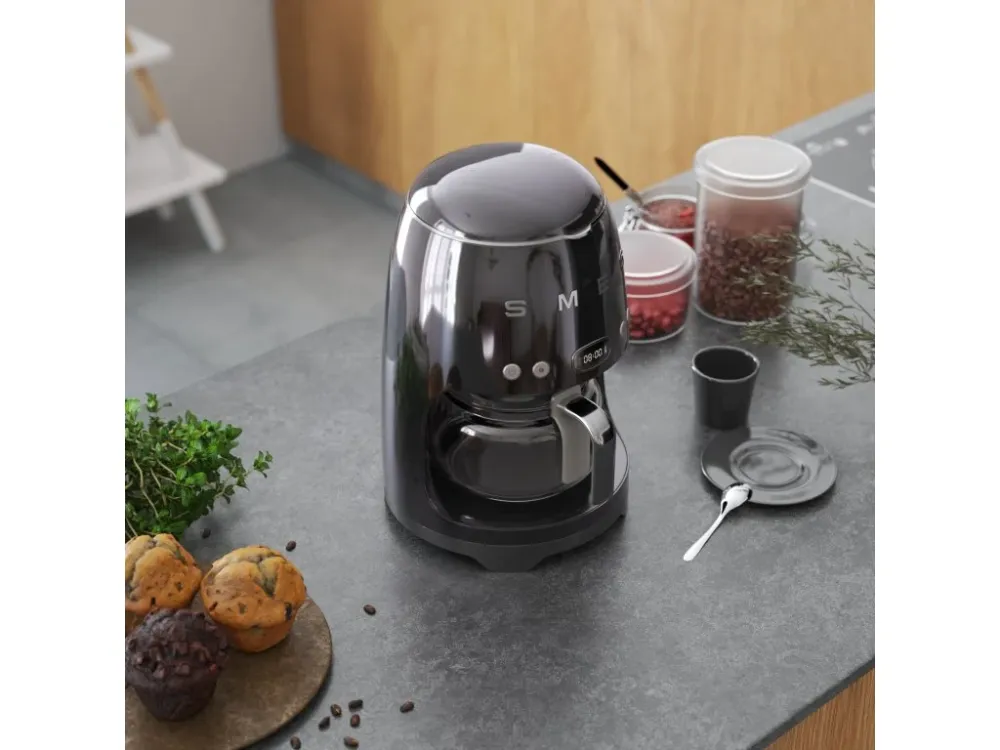 Smeg Kaffebryggare DCF02BLEU onyx