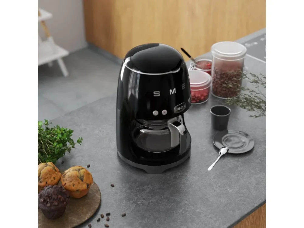 Smeg Kaffebryggare DCF02BLEU onyx