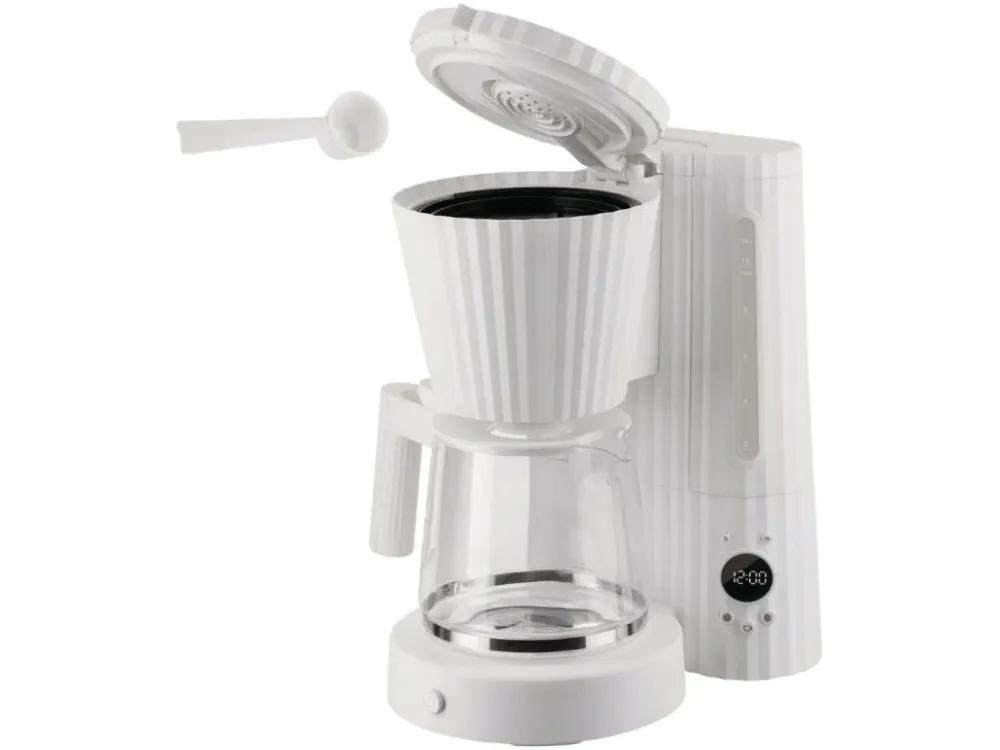 Alessi Kaffebryggare PLISSÉ 1,5 l, träkol