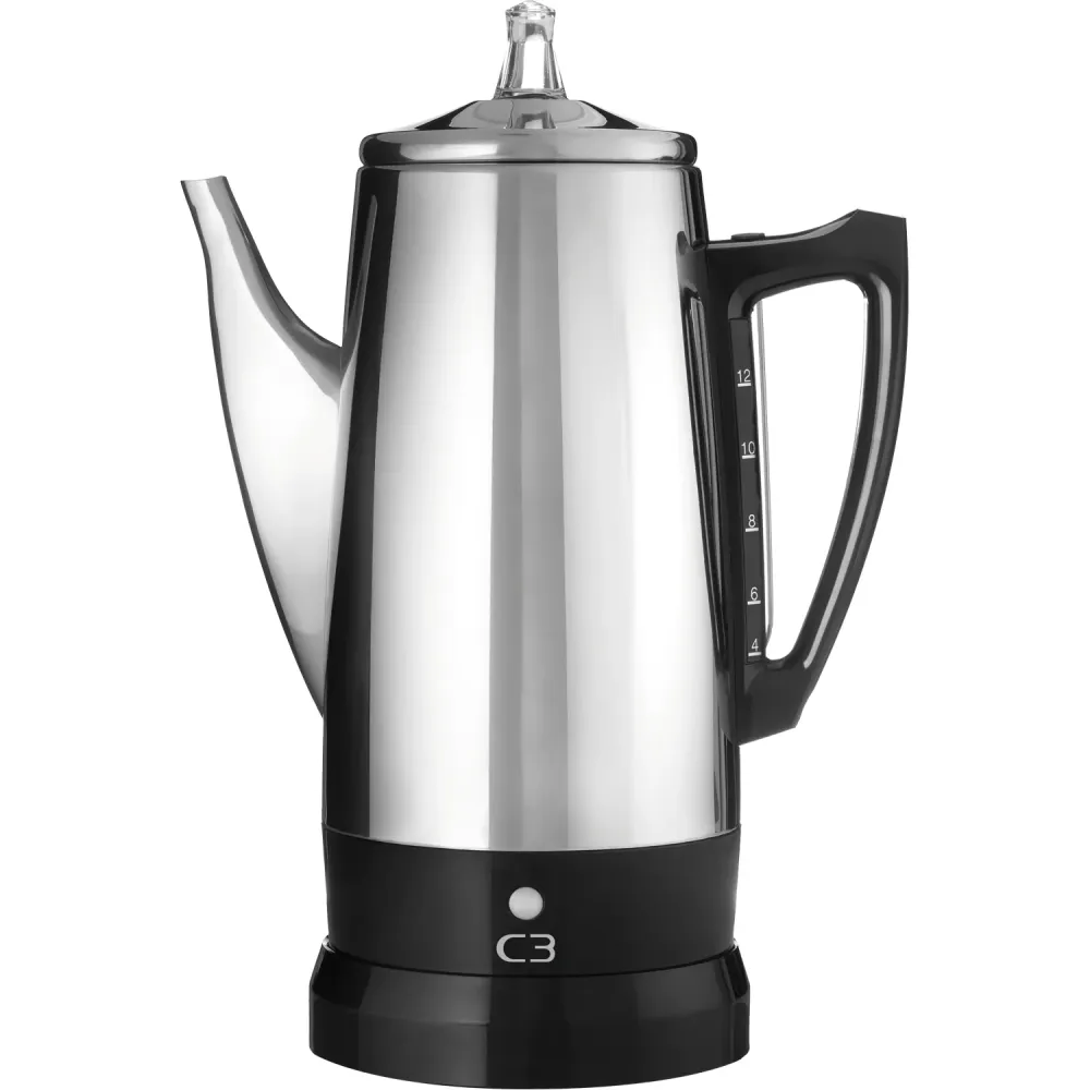 C3 First-edition perkolator 12 Koppar Rostfritt Stål