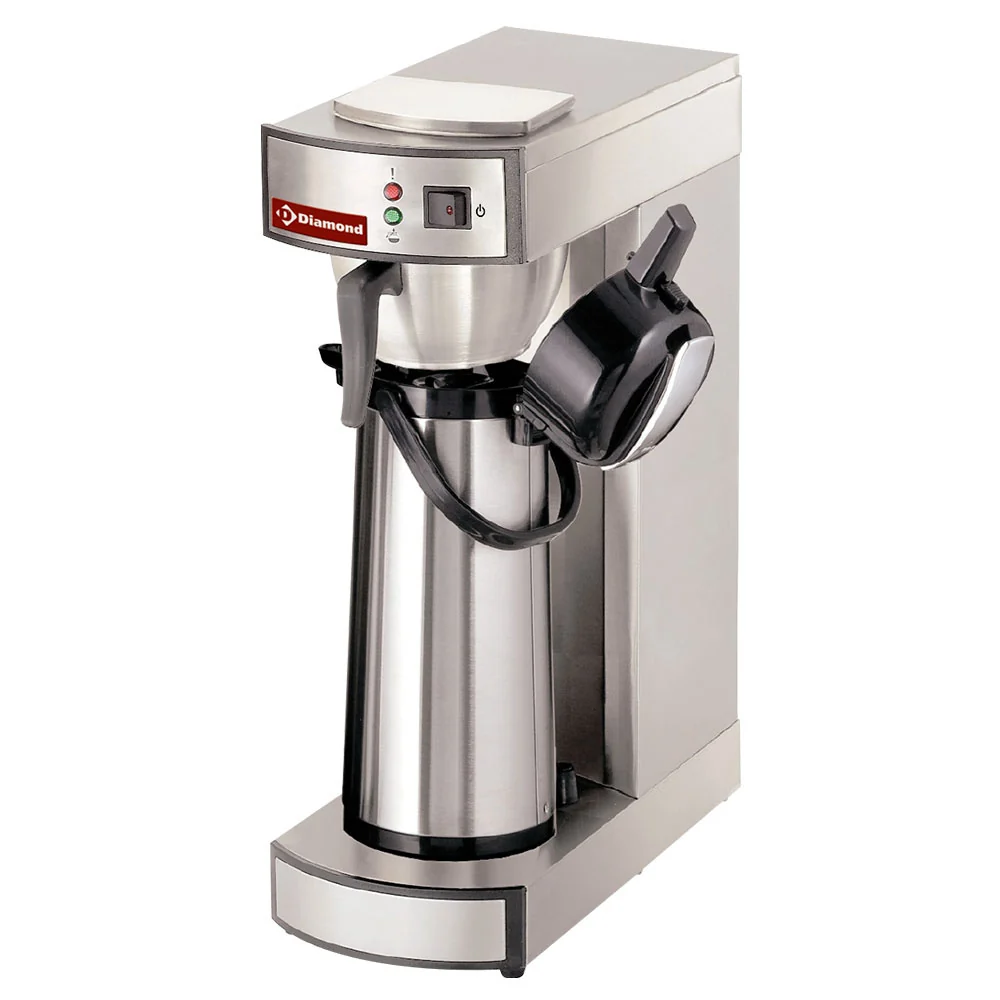 Kaffeperkoleringsmaskin - 1 grupp med termos 2,2 Lit. - Halvautomatisk