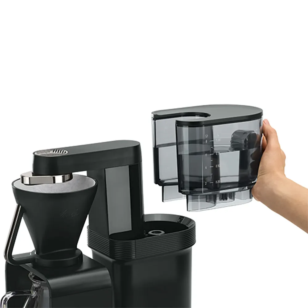 Melitta 021941 Kaffebryggare EPOS med kvarn Black/CHROME
