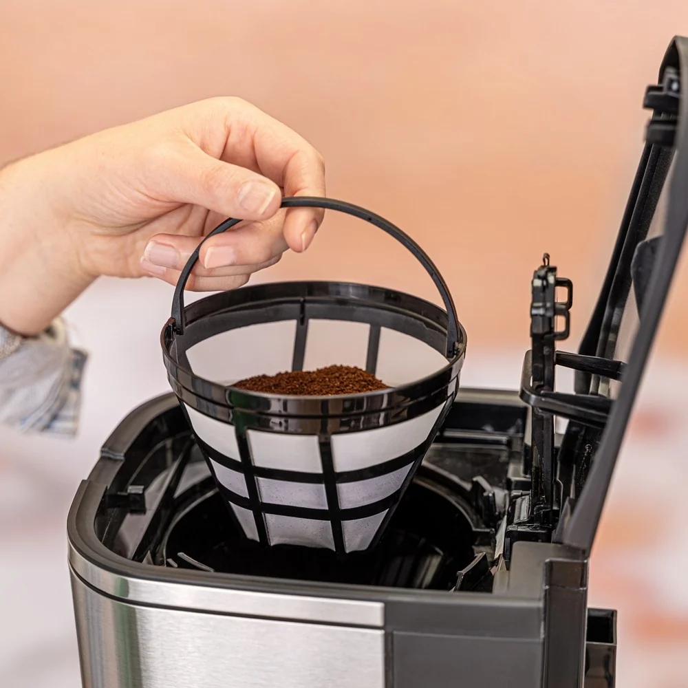 Rommelsbacher FKM 1000 Sunny Kaffebryggare med timer Rostfritt