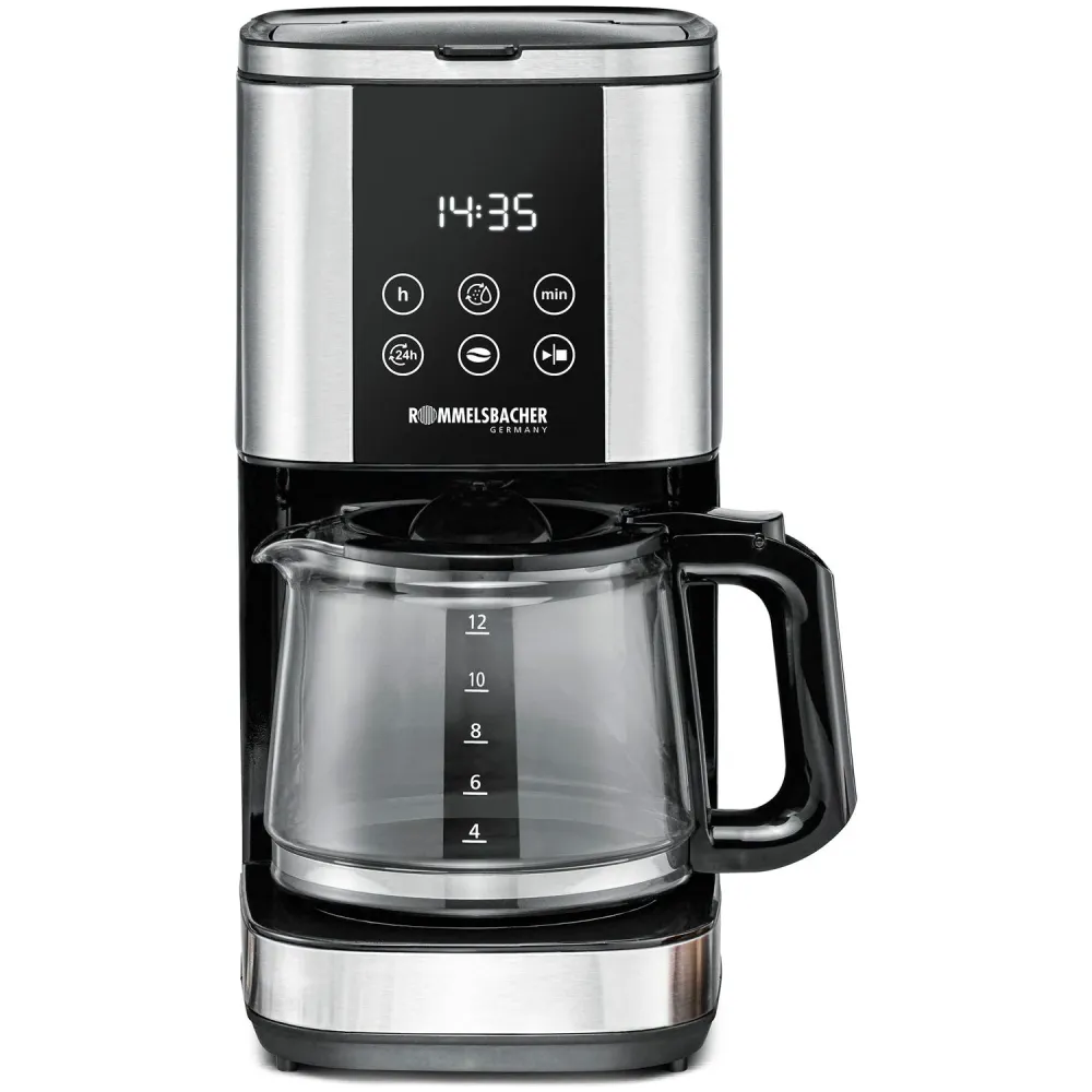 Rommelsbacher Kaffebryggare med timer Rostfritt FKM 1000 1,5l 1000W