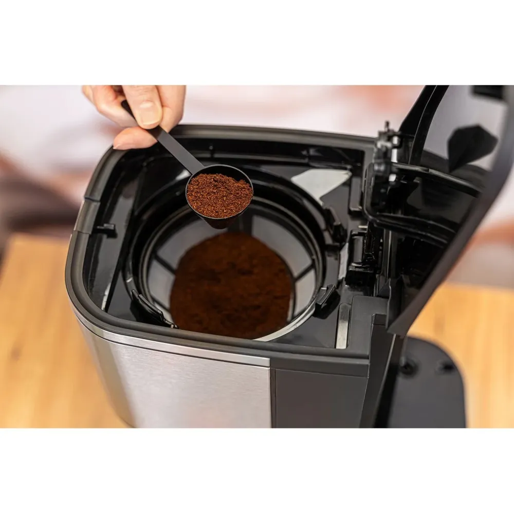 Rommelsbacher Kaffebryggare med timer Rostfritt FKM 1000 1,5l 1000W