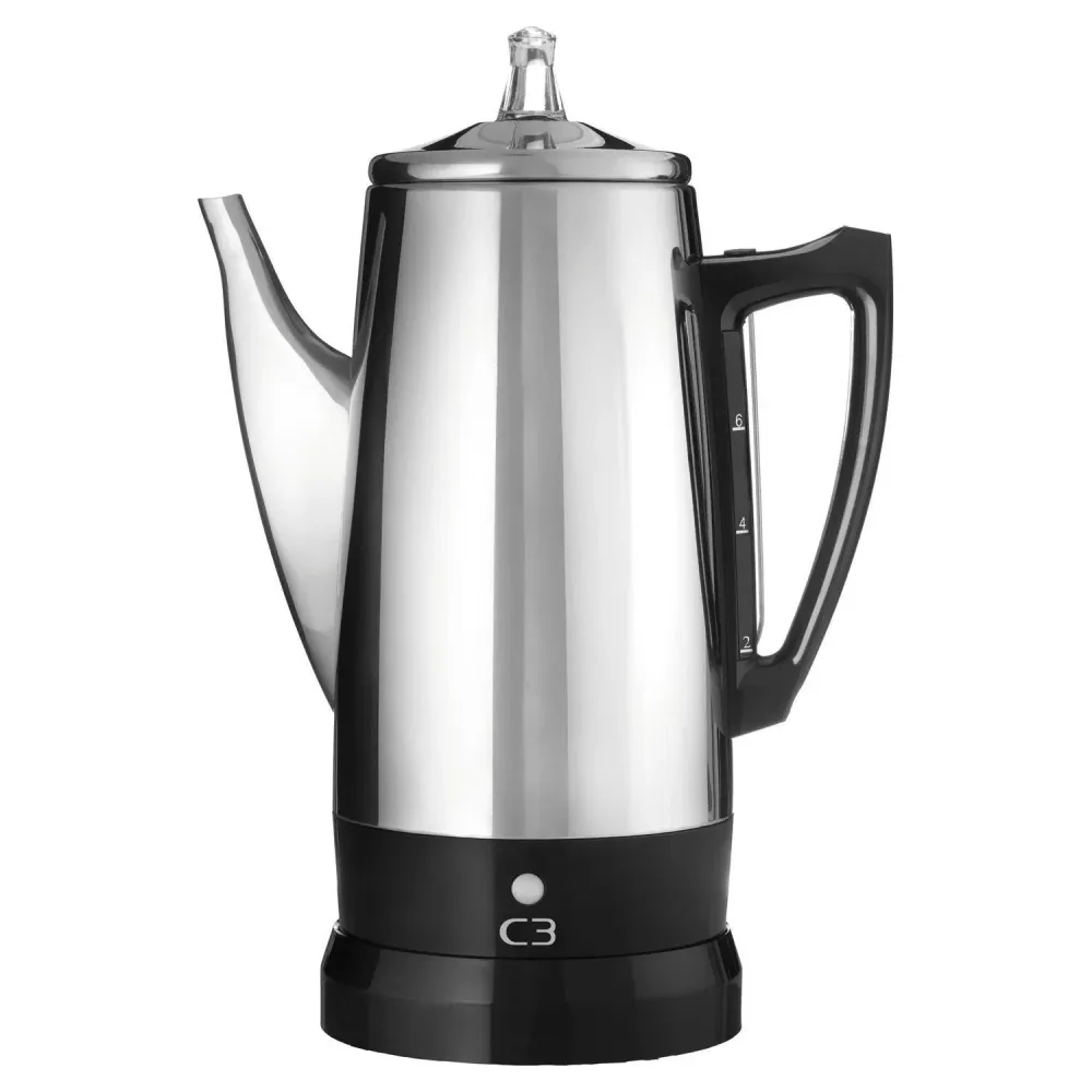 C3 Standard Perkolator 6 Koppar Rostfritt Stål