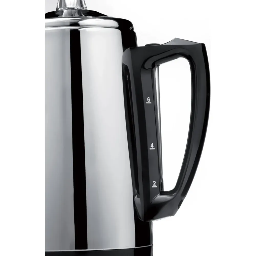 C3 Standard Perkolator 6 Koppar Rostfritt Stål