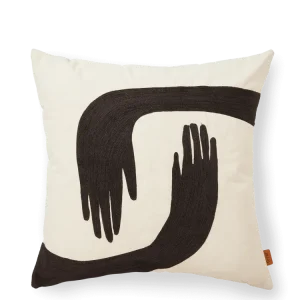 Electric Kettle Pose Cushion - Coffee/Undyed