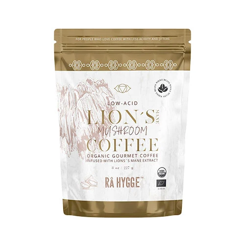 Oraw Hygge Lion's Mane svampkaffe - hela bönor Eko | 227 g