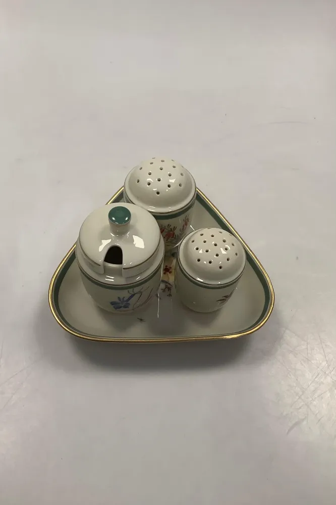 Royal Copenhagen Stauder Condiment Sæt No. 9761/9760/9798/9759