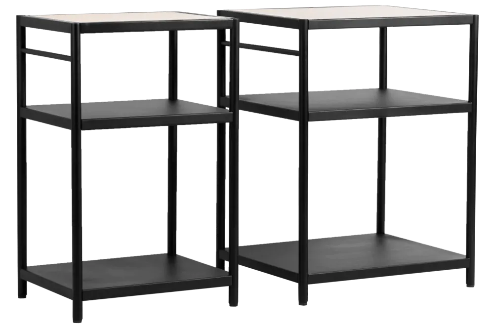 Dora grillbord all-metal med toppskiva i superstone 60 x 50 cm