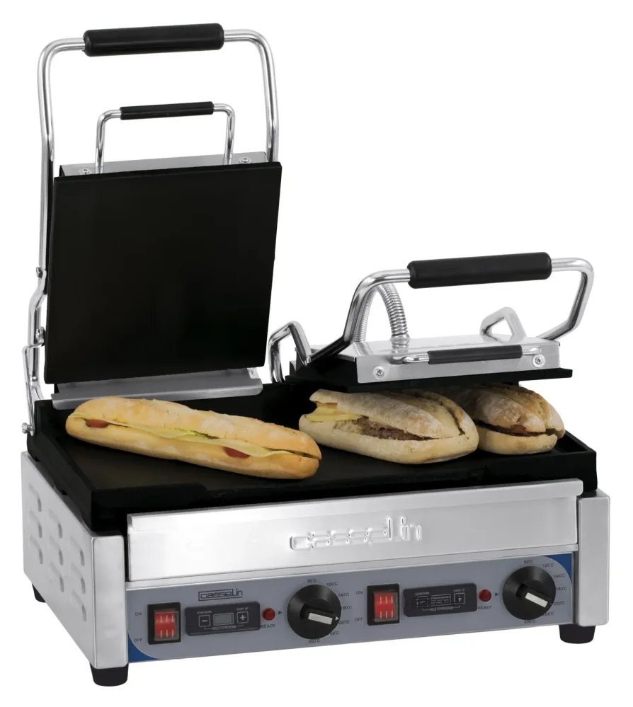 Dubbelkontaktgrill Prima slät - slät med timer
