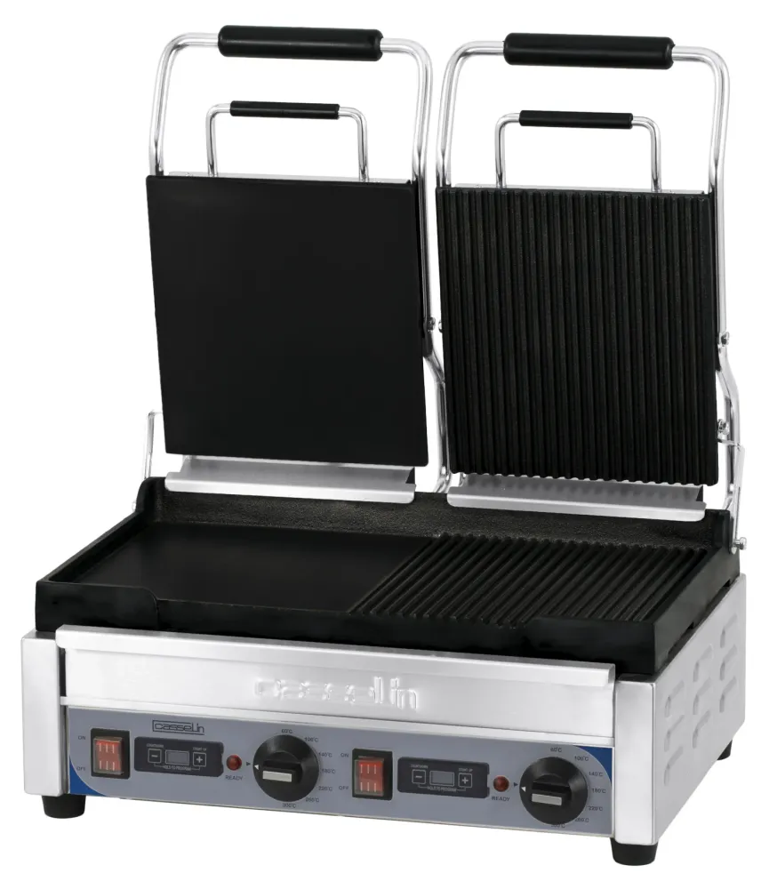 Dubbelkontaktgrill Toppklass blandat med timer