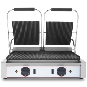 Kontaktgrill / Klämgrill - Turbo - 2 x 335 x 230 mm