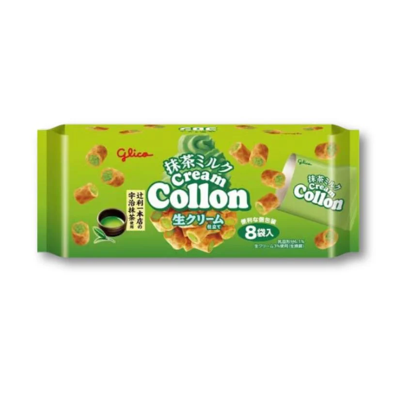 Glico Collon Biscuit Roll - Matcha Mjölk