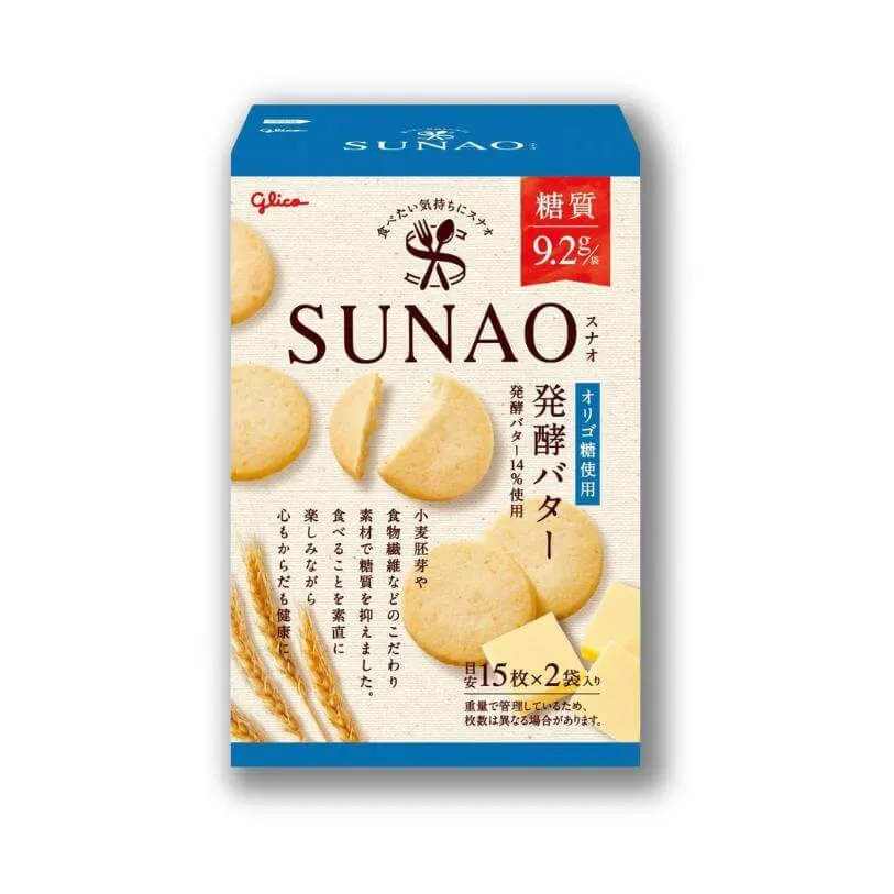 Glico Sunao - Fermenterade Smörkakor