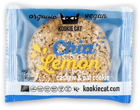 Kookie Cat chia & citron, 50 g