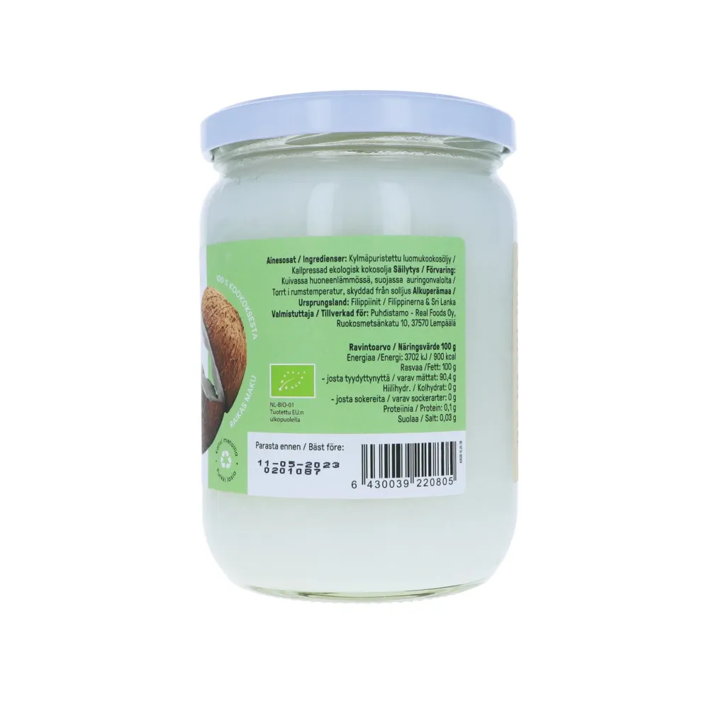 Jungfrukokosolja, 500 ml